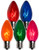 Wintergreen Corporation 15145 C9 Multicolor Triple Dipped Transparent Bulbs