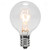 WGC-18769 - G40 Clear Incandescent Transparent, 7 Watt Light Bulbs, E12 Base, 25-Pack - Wintergreen Corporation