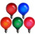 Wintergreen Corporation 18772 G50 Multicolor Satin Globe Lights, E12 - Candelabra Base