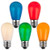 Wintergreen Corporation 21774 S14 Multicolor Opaque Bulbs, E26 - Medium Base