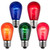 WGC-21777 - S14 Multicolor Incandescent Transparent, 11 Watt Light Bulbs, 20-Pack - Wintergreen Corporation