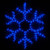 Wintergreen Corporation 73415 28" 18 Point Snowflake, Blue Lights