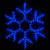 Wintergreen Corporation 73416 36" 18 Point Snowflake, Blue Lights