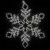 WGC-73445 - 24" Cool White LED Diamond Branch Snowflake, 236 Lights - Wintergreen Corporation