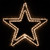 WGC-73403 - 24" Warm White LED Double 5 Point Star, 148 Lights - Wintergreen Corporation
