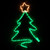 WGC-75213 - 24" LED Green Christmas Tree with Gold Star, 91 Lights - Wintergreen Corporation