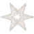WGC-74711 - 24" 5mm Warm White LED Wintergreen Lighting Dimensional Six Point Star, 420 Lights - Wintergreen Corporation