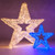 WGC-74707 - 24" 5mm Blue LED Wintergreen Lighting Five Point Dimensional Star, 360 Lights - Wintergreen Corporation