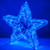 Wintergreen Corporation 74707 24" LED Five Point Dimensional Star, Blue Lights