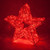 WGC-75066 - 24" 5mm Red LED Wintergreen Lighting Five Point Dimensional Star, 360 Lights - Wintergreen Corporation