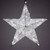 Wintergreen Corporation 76046 24" Silver Metallic Polymesh Commercial Star Light, White LED Lights