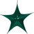 WGC-78871 - 44" Green Metallic Unlit Fold Flat Commercial Star - Red Sleigh