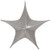 Wintergreen Corporation 78864 32" Silver Metallic Unlit Fold Flat Commercial Star