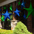 WGC-78684 - 60" Blue Polymesh Unlit Fold Flat Commercial Star - Red Sleigh