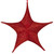 WGC-78671 - 54" Red Polymesh Unlit Fold Flat Commercial Star - Red Sleigh