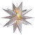 Wintergreen Corporation 80493 17" Silver Aurora Superstar TM Folding Star Light, Fold-Flat, LED Lights, Outdoor Rated