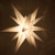 WGC-80496 - 17" Warm White LED White Aurora Superstar™ Moravian Star Light, Fold-Flat, Outdoor Rated - Wintergreen Corporation