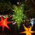 WGC-80469 - 24" Green Aurora Superstar™ 5 Point Star, Warm White LED, Fold-Flat, Outdoor Rated - Wintergreen Corporation