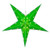 Wintergreen Corporation 80469 24" Green Aurora Superstar TM 5 Point Star Light, Fold-Flat, LED Lights, Outdoor Rated