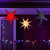 WGC-80471 - 24" Red Aurora Superstar™ 5 Point Star, Warm White LED, Fold-Flat, Outdoor Rated - Wintergreen Corporation