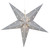 WGC-80474 - 24" Silver Aurora Superstar™ 5 Point Star, Warm White LED, Fold-Flat, Outdoor Rated - Wintergreen Corporation