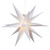WGC-80498 - 30" Warm White LED White Aurora Superstar™ Moravian Star Light, Fold-Flat, Outdoor Rated - Wintergreen Corporation