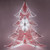 Wintergreen Corporation 78258 9' Red and White LED Ice Crystal Tree