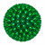 WGC-76490 - 10" 5mm Green LED Starlight Sphere, 180 Lights - Wintergreen Corporation