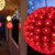 WGC-76484 - 10" 5mm Red LED Starlight Sphere, 180 Lights - Wintergreen Corporation