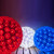 WGC-76484 - 10" 5mm Red LED Starlight Sphere, 180 Lights - Wintergreen Corporation