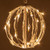 Wintergreen Corporation 80452 8" Warm White LED Light Ball, Fold Flat White Frame