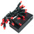 WGC-19260 - 5mm Red LED Battery Operated Lights, Green Wire, 20 Lights, 7', 4" Spacing - Wintergreen Corporation