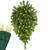 WGC-74867 - 4'x26" 5mm Warm White LED Commercial Olympia Pine Prelit Teardrop Holiday Greenery, 100 Lights - Red Sleigh