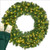 Wintergreen Corporation 74855 48" Commercial Olympia Pine Prelit Wreath, 200 Warm White LED 5mm Lights