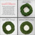 WGC-74856 - 60" 5mm Warm White LED Commercial Olympia Pine Prelit Wreath, 450 Lights - Red Sleigh