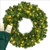 Wintergreen Corporation 21128 24" Commercial Sequoia Fir Prelit Wreath, 50 Warm White LED 5mm Lights