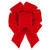 Wintergreen Corporation 22291 14" Red Puff Velvet 7-Loop Indoor Christmas Bow