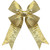 WGC-22279 - 24" Gold Metallic 3D Lam Bow - Red Sleigh