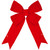 WGC-21251 - 24" Red Imperial 3D Velvet Bow - Red Sleigh
