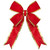 WGC-22268 - 24" Red with Gold Trim Structural 3D Nylon Bow - Red Sleigh