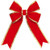 Wintergreen Corporation 21247 24" Red with Gold Trim Structural 3D Velvet Bow