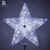 Wintergreen Corporation 74895 48 Inch Shimmering Cool White & Blue LED Crystal 5 Point Star Tree Topper