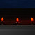 WGC-77815 - C7 Amber LED OptiCore Commercial Halloween Lights, 25 Lights, 25', Green Wire, 12" Spacing - Wintergreen Corporation