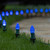 WGC-77717 - C7 Blue LED OptiCore Commercial Christmas Lights, 25 Lights, 25', Green Wire, 12" Spacing - Wintergreen Corporation