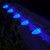 WGC-77725 - C7 Blue LED OptiCore Commercial Christmas Lights, 25 Lights, 25', White Wire, 12" Spacing - Wintergreen Corporation