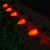 WGC-80201 - C7 Amber LED OptiCore Commercial Halloween Lights, 50 Lights, 50', Green Wire, 12" Spacing - Wintergreen Corporation
