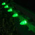 WGC-80197 - C7 Green LED OptiCore Commercial Christmas Lights, 50 Lights, 50', Green Wire, 12" Spacing - Wintergreen Corporation