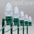 WGC-81185 - C7 Cool White LED OptiCore Commercial Christmas Pathway Lights, 7.5" Stakes, 100 Lights, 100.5', Green Wire, 12" Spacing - Wintergreen Corporation