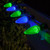 WGC-80174 - C9 Green/Blue LED OptiCore Commercial Christmas Lights, 50 Lights, 50', Green Wire, 12" Spacing - Wintergreen Corporation