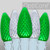 Wintergreen Corporation 79989 C9 Cool White / Green OptiCore Commercial LED Christmas Lights, 50 Lights, 50'
